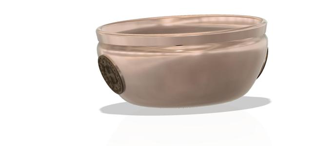 historical Christian post roman celtic vessel pot 3d print cnc