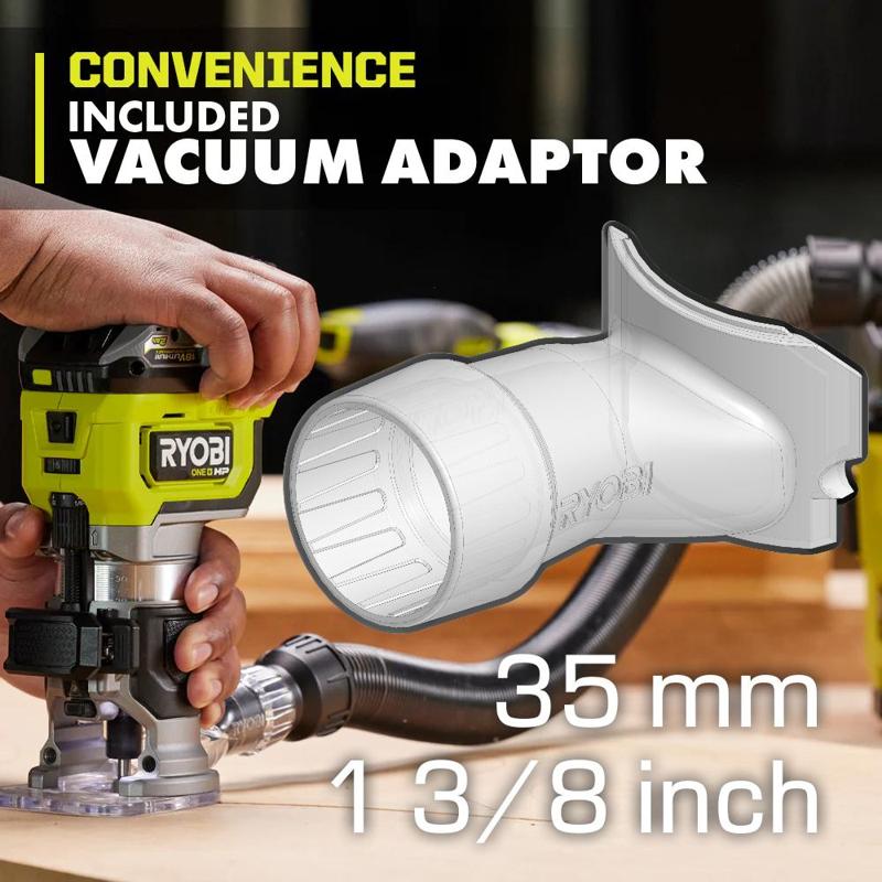 Ryobi RTR18 / PBLRR01B Vacuum Adaptor 35mm
