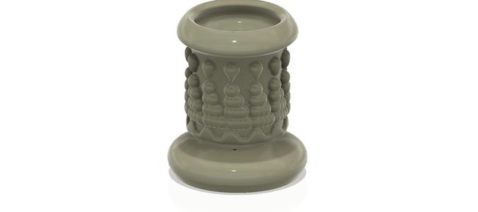 King style vase cup vessel v305 for 3d-print or cnc
