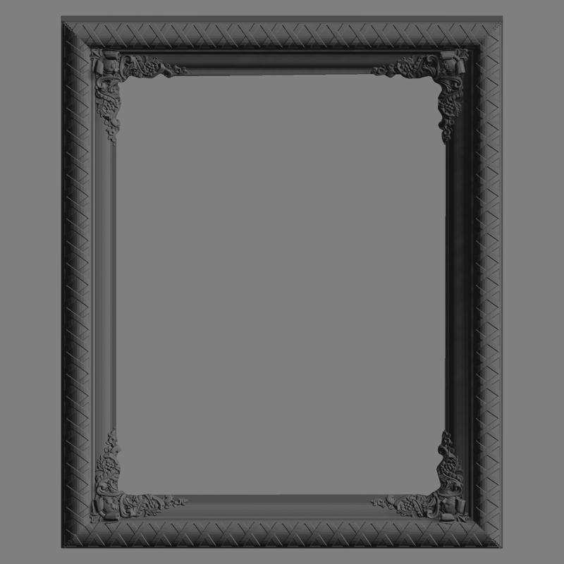 frame stl cnc design