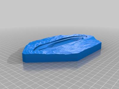 USS Monitor Diorama