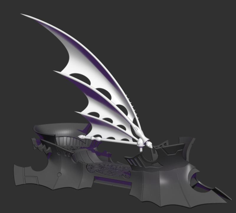 Large Sail for Dark Space Elf Ship