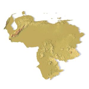 Venezuela Topographic Map – 3D Model for 3D Printing & CNC Carving