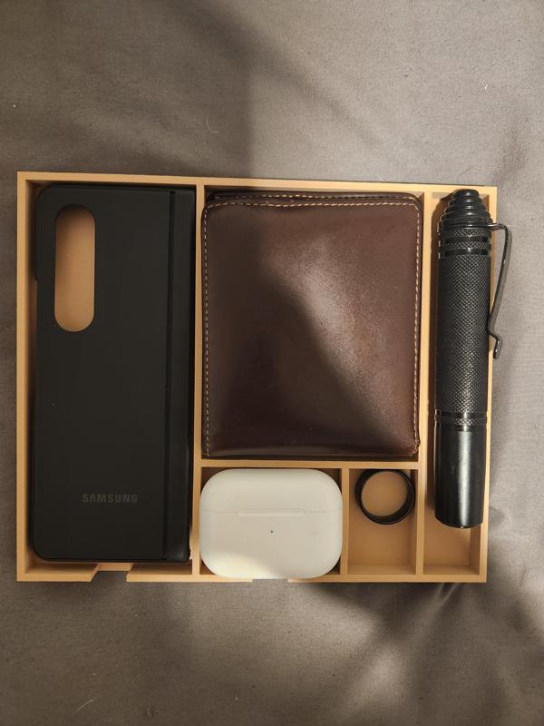 Samsung Z Fold 4 Phone Tray + Airpods Pro