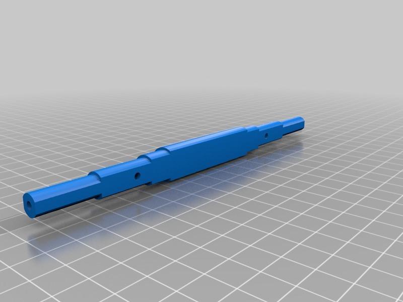 Rear Axle For 3mm threaded rod