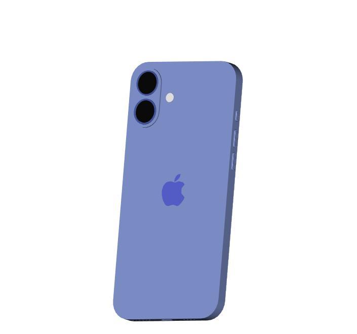Apple iPhone 16 Plus CAD Model V2