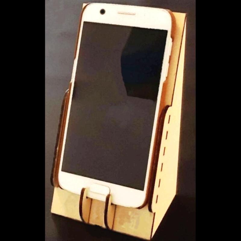 2D phone holder cut-out