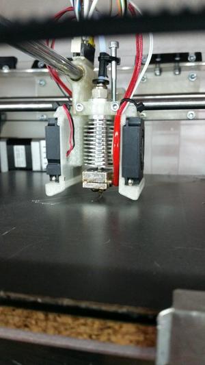 Vertex K8400 E3D V6 mount for Ultimaker Clones - FanMountRemix