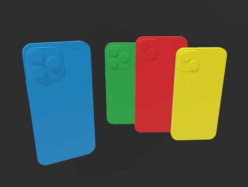 Apple iPhone 14 Replica Mockup Template Blank Smartphone