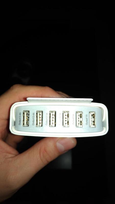 Poweradd 50W 6 ports USB charger sleeve