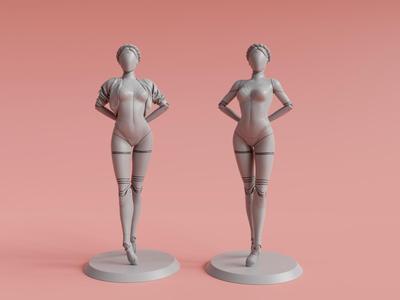 Ballerina Twins Robots