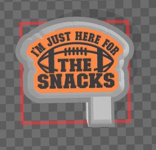 Here for the snacks football freshie mold