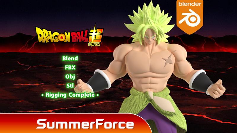 Broly Legendary Super Saiyan - Dragonball Super
