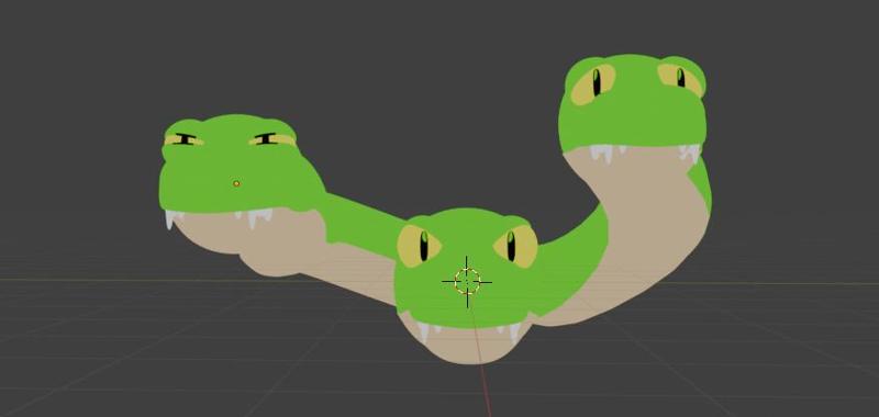 Three Headed Snake
