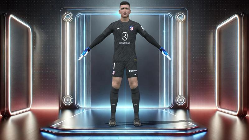 3D Rigged Juan Musso Atletico Madrid 2025