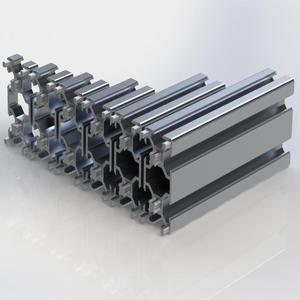 Profilati estrusi in alluminio 30mm x 60mm T-SLOT 8mm modulari