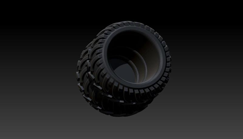 Matte DURO (CUATRI) brand tires