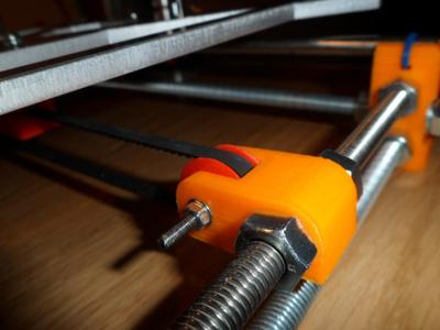 B624zz holder for Prusa i3 Belt (x and y axes)