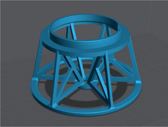 Turntable animation lifting hub/standoff