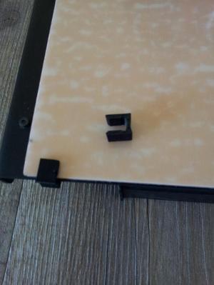 PRINTinZ/Ninja Plate Clip for Printr Bot Simple Metal