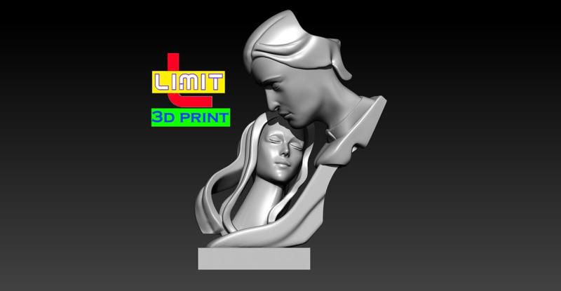 Sweet love - valentine 14/2 - 3d print - CNC wood