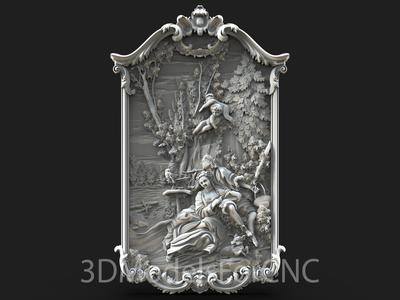 3D Model STL File for CNC Router Laser & 3D Printer Young Loving Couple