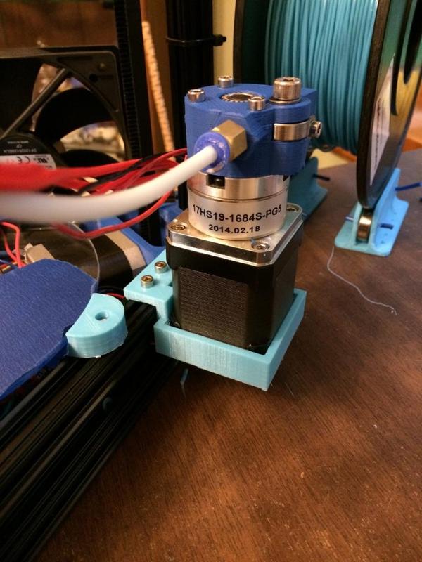 Kossel Mini Geared Stepper Extruder Mount