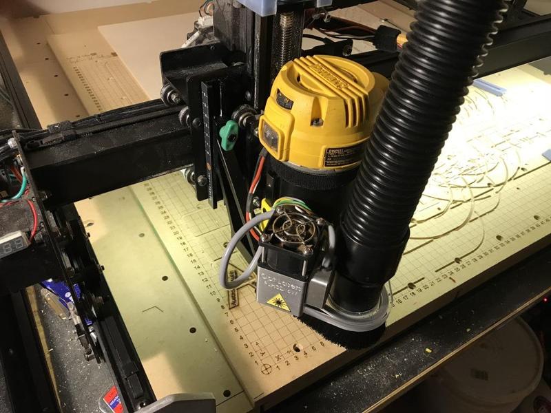 X-Carve Laser Mount for Opt Lasers PLH3D 6W Laser