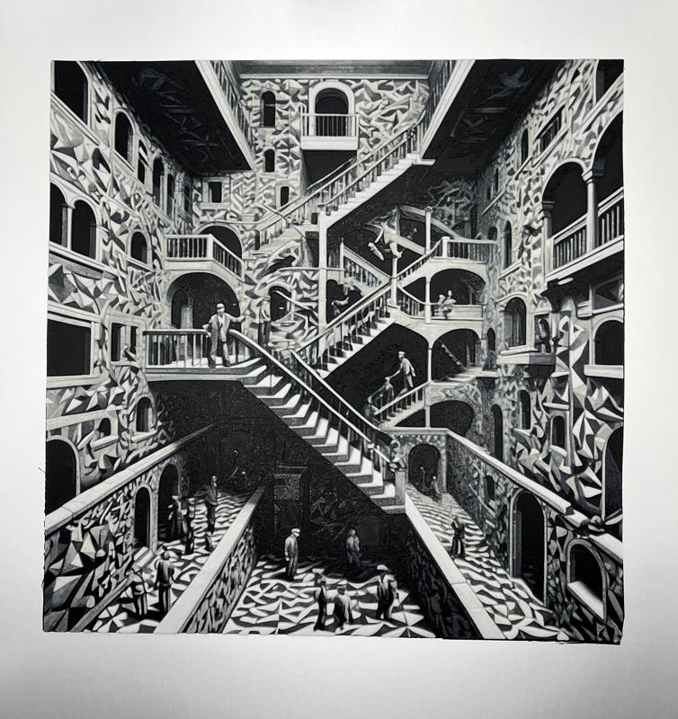 MC Escher "Esque" Hueforge