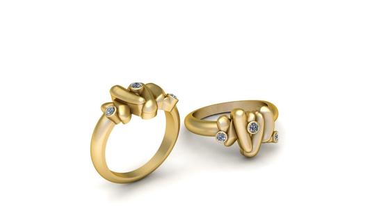Style Gold Ring  3d printable model