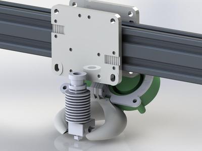 D-Bot Dual 50mm Blower Duct
