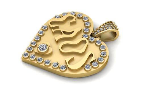 Personalized Pendant 3D printable model
