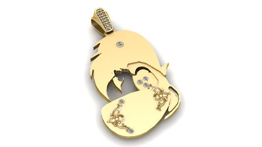 ParrotPendant   3D printable model