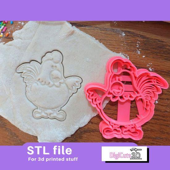 Chicken Farm STL File - Animals of the Farm Cookie Cutter