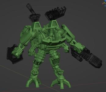 Kroosis Exosuits and Guns for Cannibal Carnivores