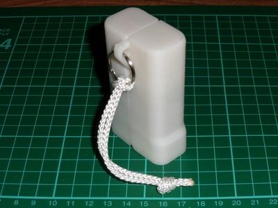 Earbud Holder with keyring tab