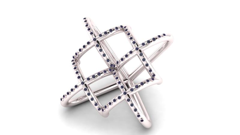 SQUAR CROSS PENEDANT    3d printable model