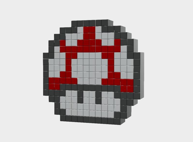 Super Mario Mushroom - Pixel