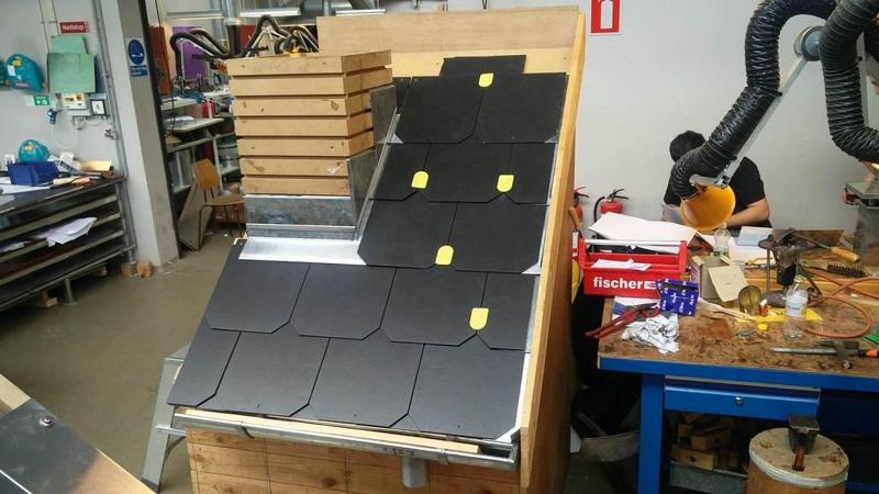 skiffertak (Slating tiles fitter) skiffertag