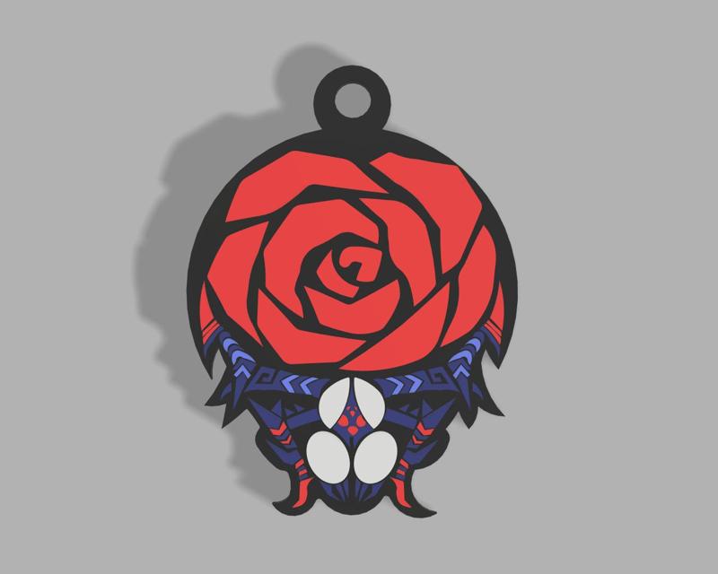 Lala Barina Keychain MH Wilds || Lala Barina Keychain (Monster Hunter)