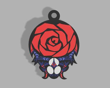 Lala Barina Keychain MH Wilds || Lala Barina Keychain (Monster Hunter)