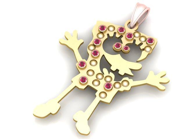 CARTOON PENDANT 3D PRINTABLE MODEL