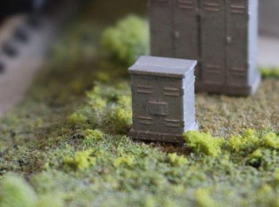 N Scale 2-Door Relay Cabinet