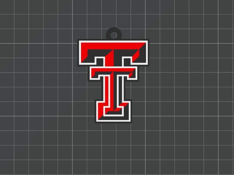 Texas Tech Keychain / Necklace
