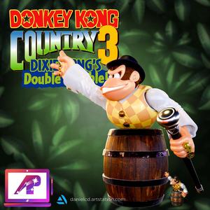 Donkey Kong Country 3 Swanky Kong with COLORS