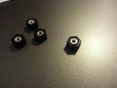 Bed leveling nut M3