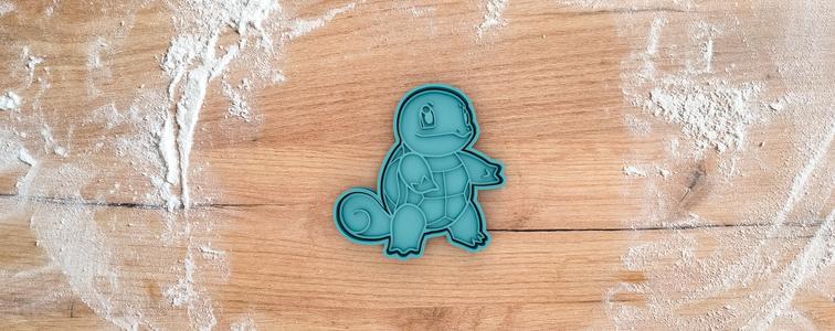 Squirtle cookie cutter from Pokemon