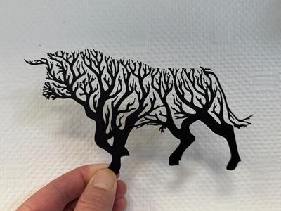 Decor tree of life Bull