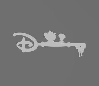 Key Beauty and the beast - key - beauty and the beast - disney - zip - Mrs Samovar - Potts