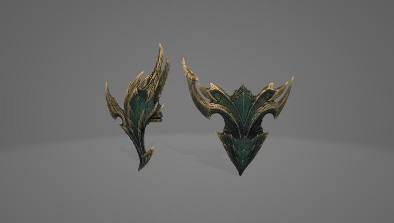 MONSTER HUNTER WORLD ACIDIC ACIDIC GLAVENUS SWORD AND SHIELD